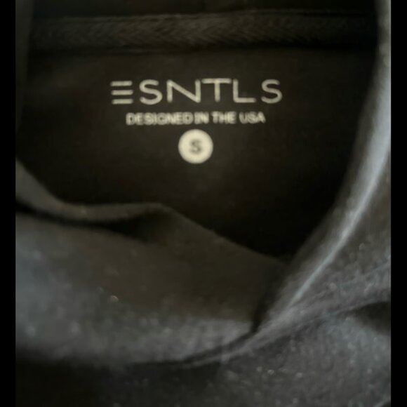 Black Cropped athletic sweater - Picture 2 of 2